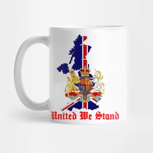 United We Stand - team Great Britain GB - Tee shirt map emblem United Kingdom Mug